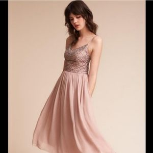 NWT BHLDN Bristol Dress Beaded Bridesmaid Gown
